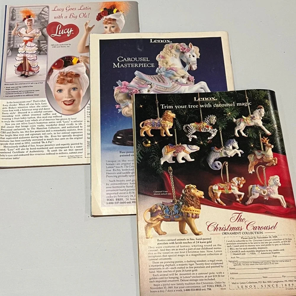 Craftworks Magazine‎ Lot of 3 Valentine Christmas Full Size Patterns
